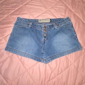 Button up Jean shorts (American eagle )